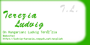 terezia ludvig business card